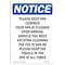 Signmission OSHA Notice, 5" Height, Please Keep Spa Covered Your Spa Sign, 5" X 3.5", Portrait OS-NS-D-35-V-17496 - alternate 1